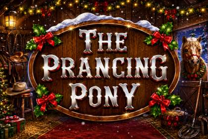 The Prancing Pony Christmas Edition Online Slot Logo