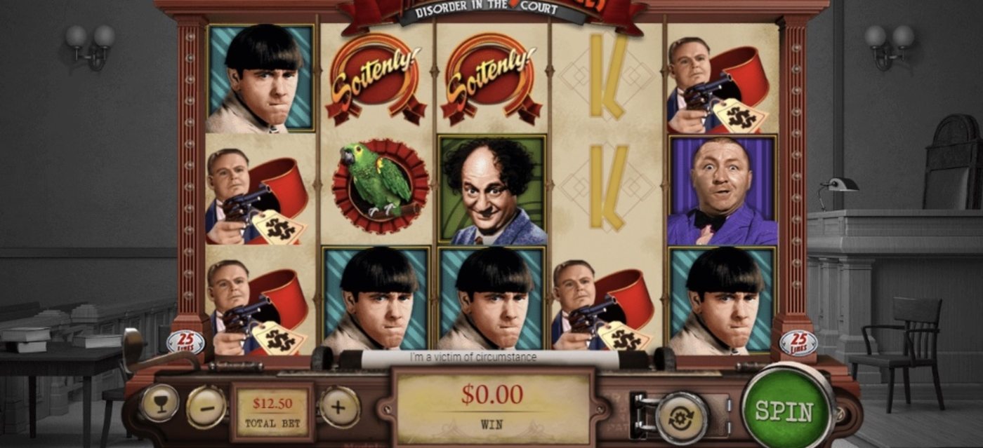 Three Stooges: image of main menu