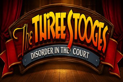 Three Stooges Online Slot Logo