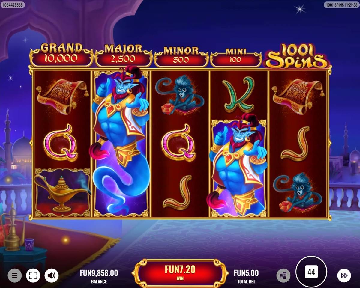 1001 Spins: image of winning