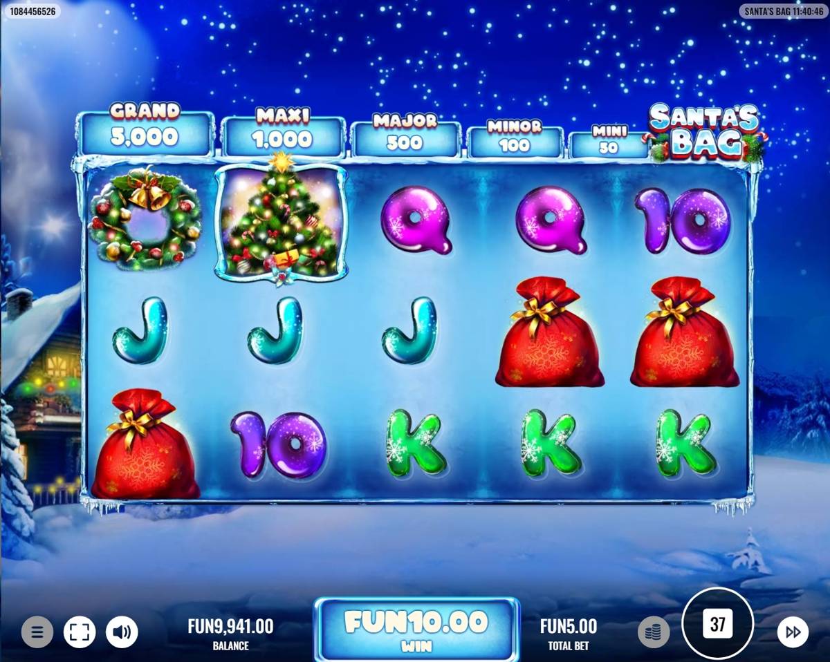 Santa's Bag: image of winning