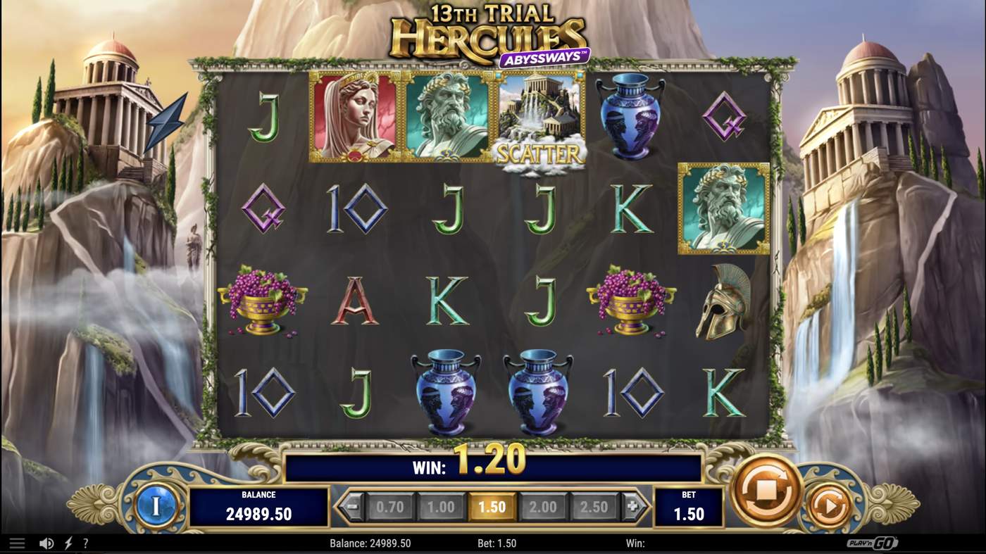 13th Trial Hercules Abyssways: image of winning