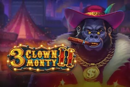 3 Clown Monty II Online Slot Logo