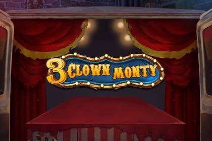 3 Clown Monty Online Slot Logo