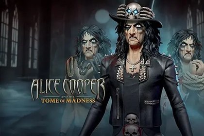 Alice Cooper and the Tome of Madness Online Slot Logo