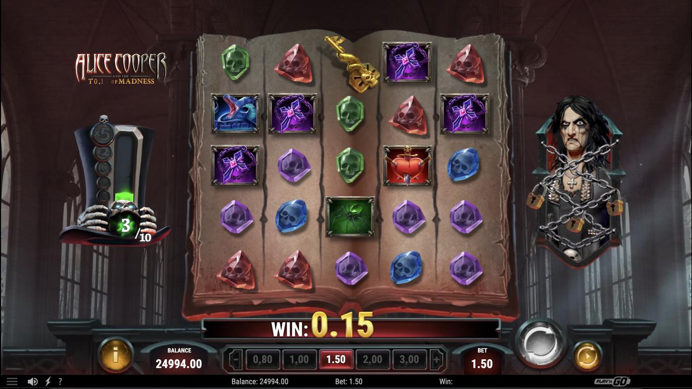 Alice Cooper and the Tome of Madness: image of winning