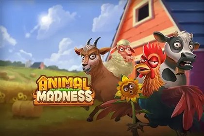 Animal Madness Online Slot Logo