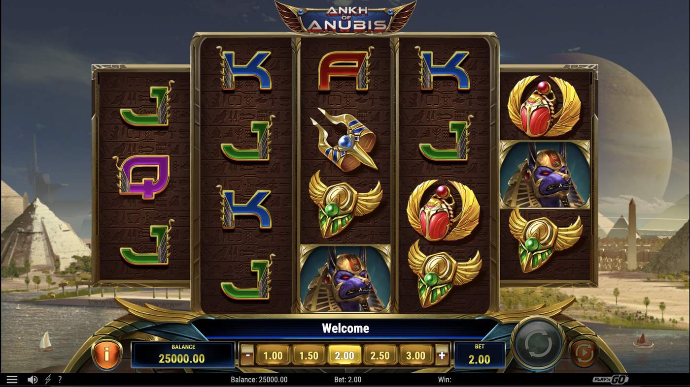 Ankh of Anubis: image of main menu