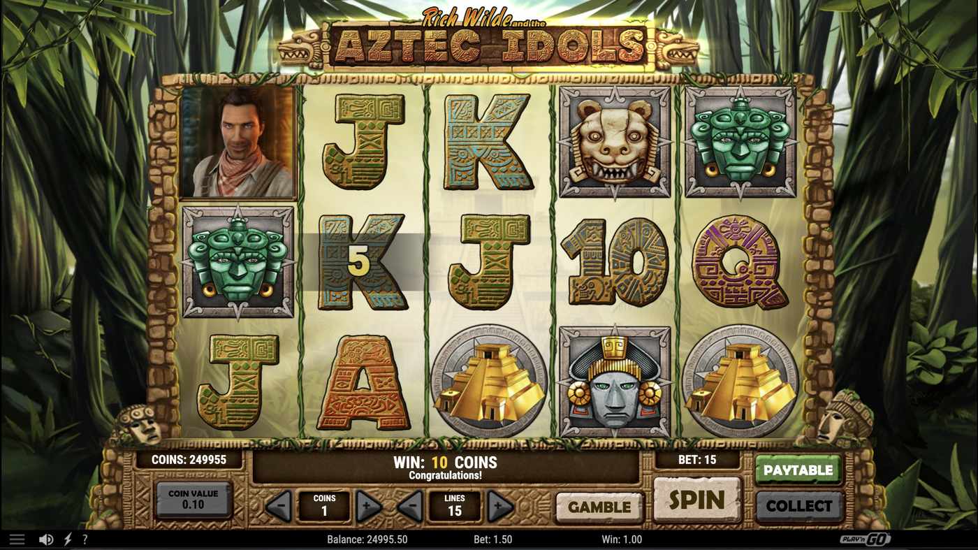 Aztec Idols: image of winning