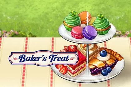 Baker's Treat Online Slot Logo