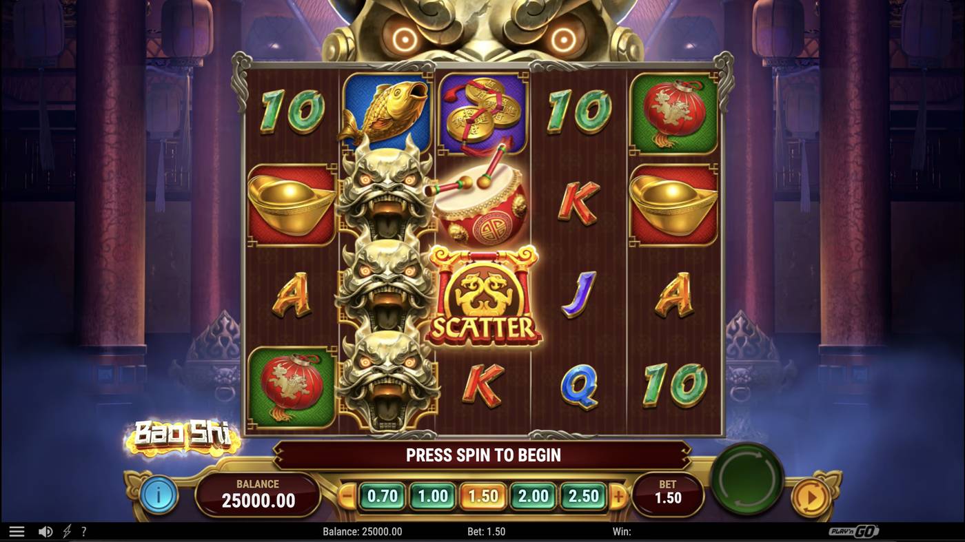 Bao Shi: image of main menu