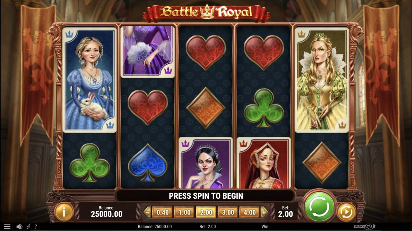 Battle Royal: image of main menu
