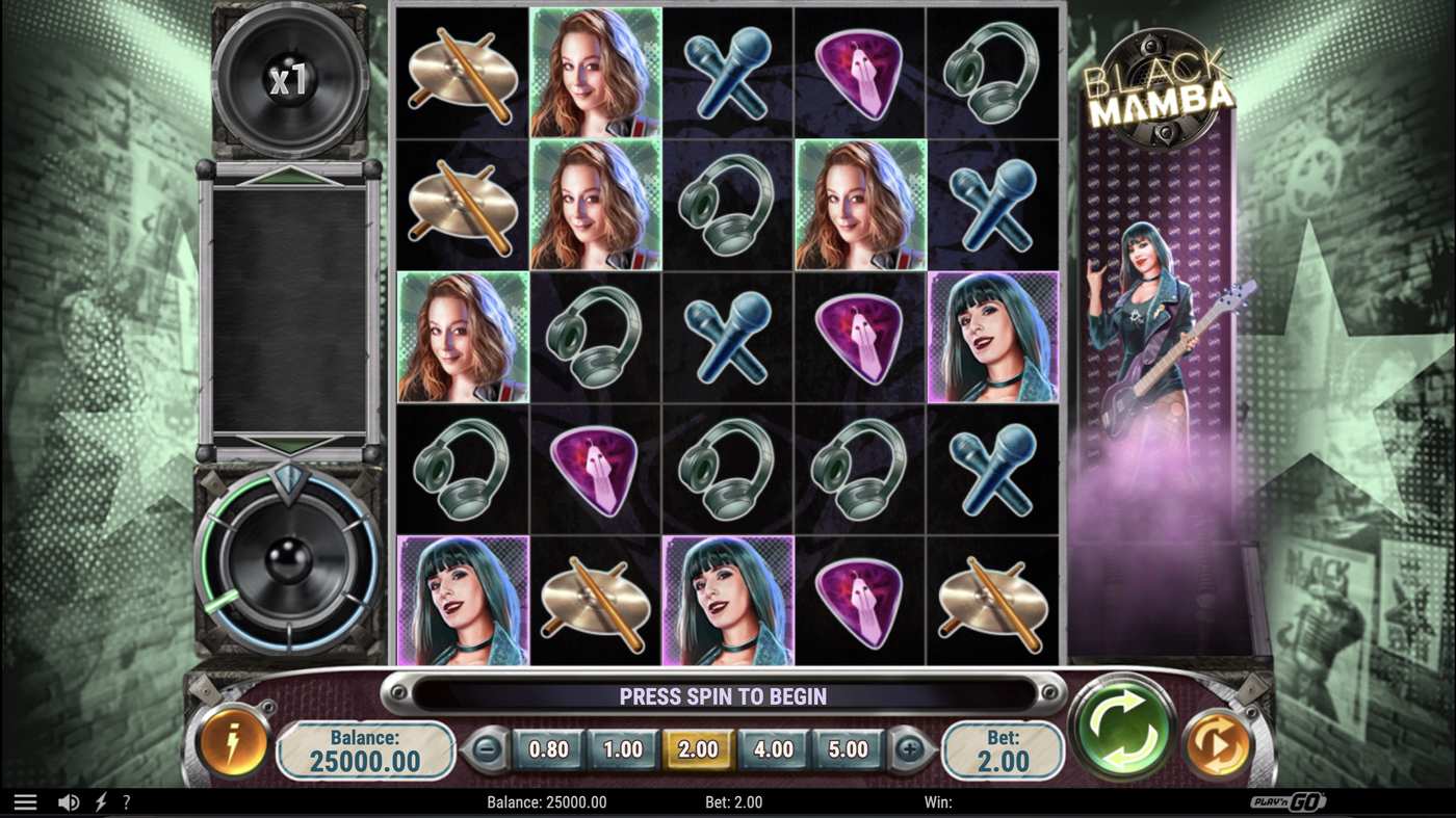 Black Mamba: image of main menu