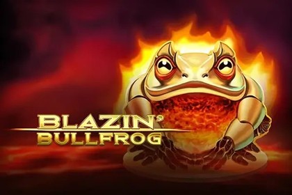 Blazin' Bullfrog Online Slot Logo