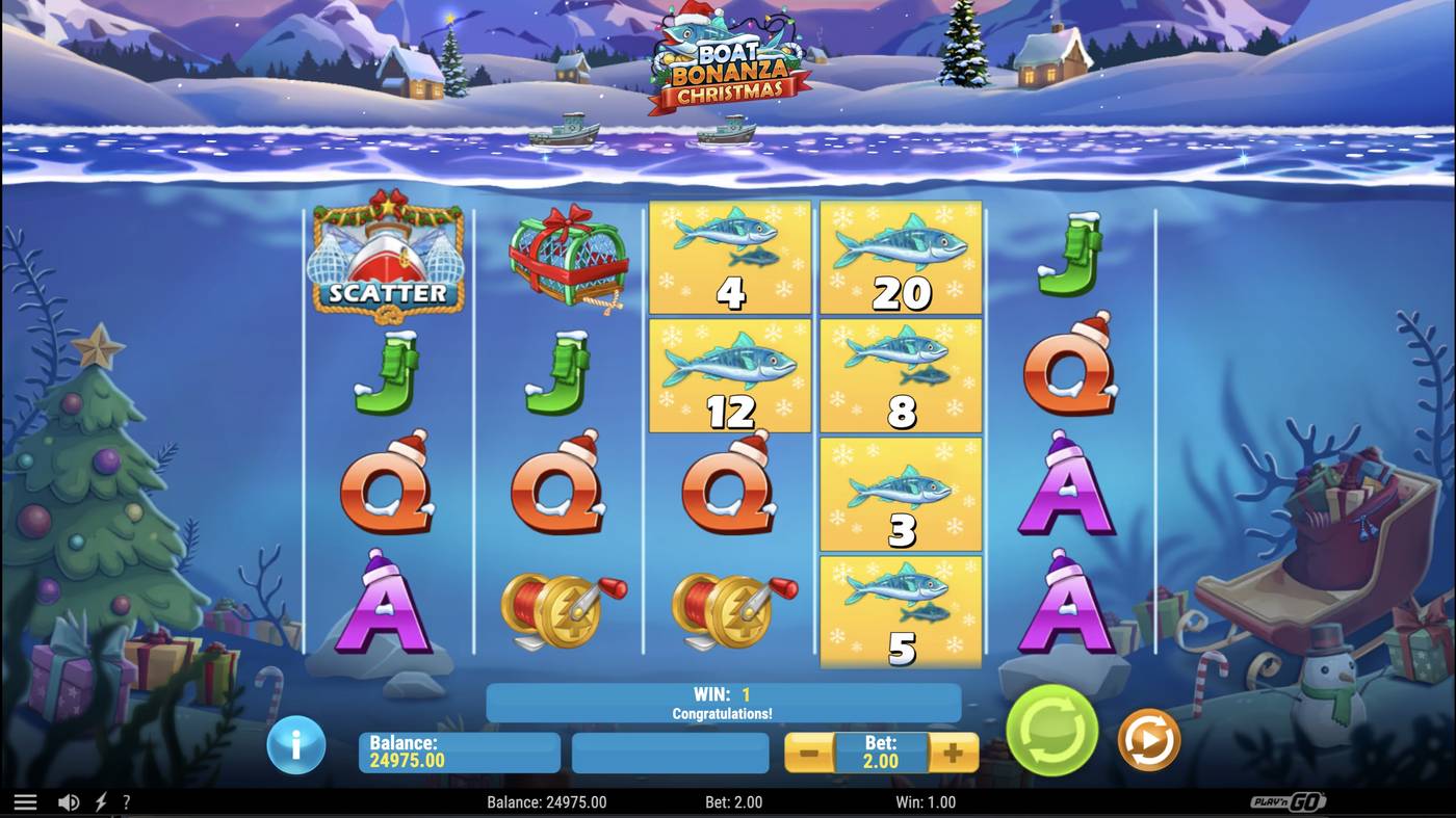 Boat Bonanza Christmas: image of winning