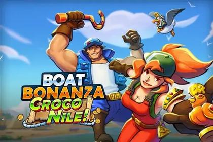 Boat Bonanza CrocoNile! Online Slot Logo