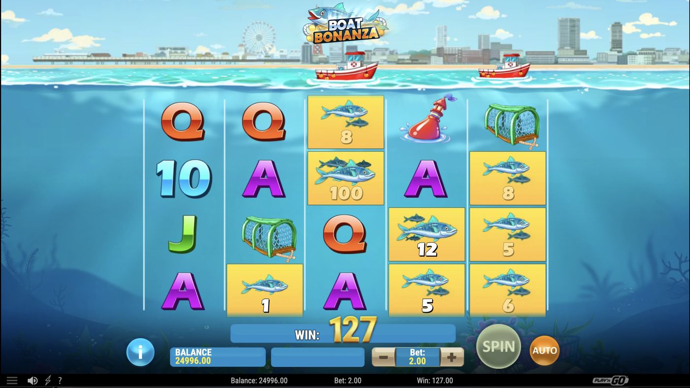 Boat Bonanza: image of winning