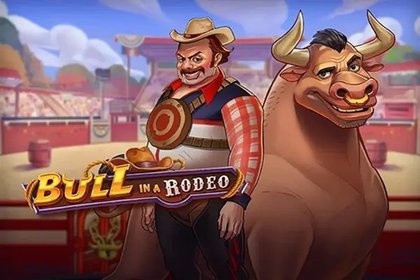 Bull in a Rodeo Online Slot Logo