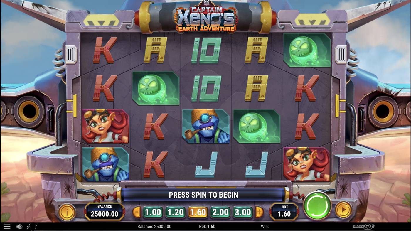 Captain Xeno's Earth Adventure: image of main menu