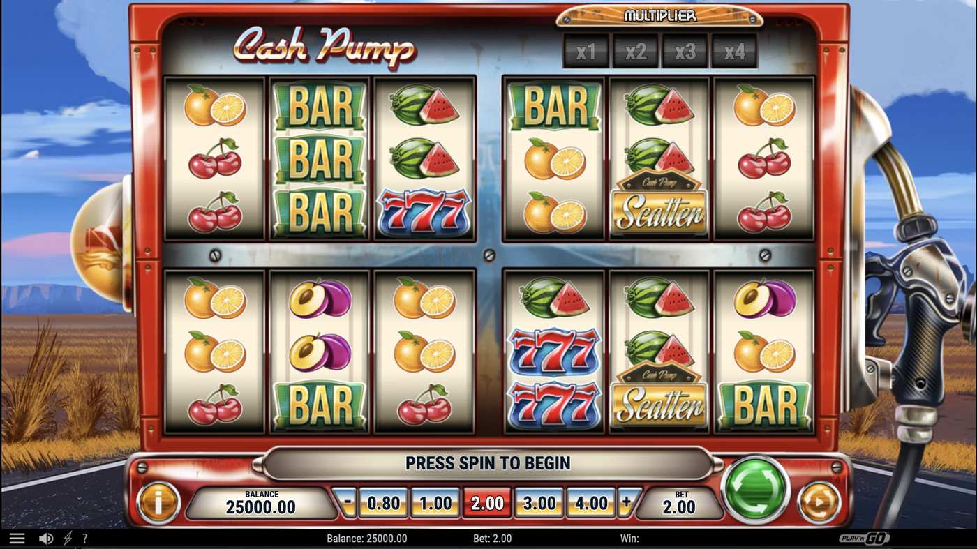 Cash Pump: image of main menu