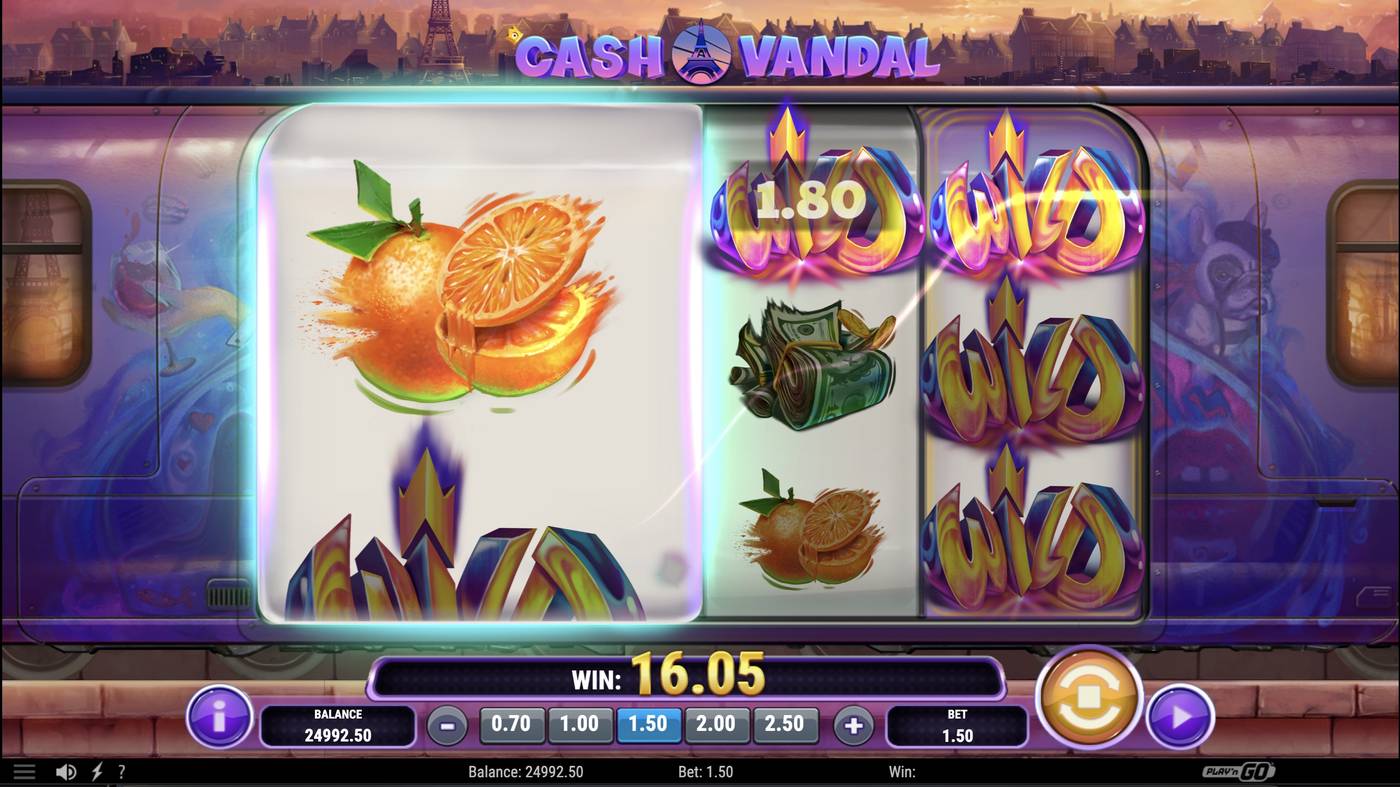 Cash Vandal: image of winning