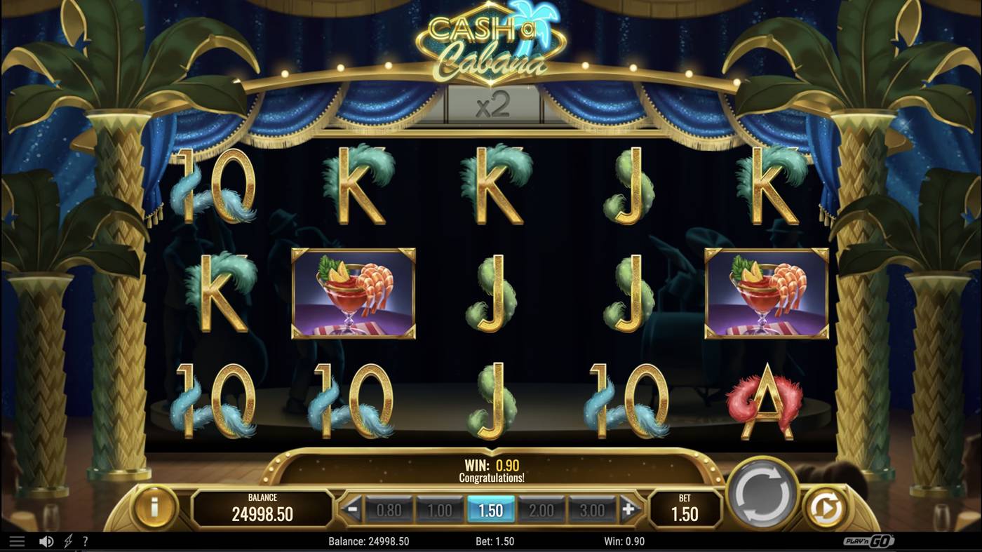 Cash-a-Cabana: image of winning