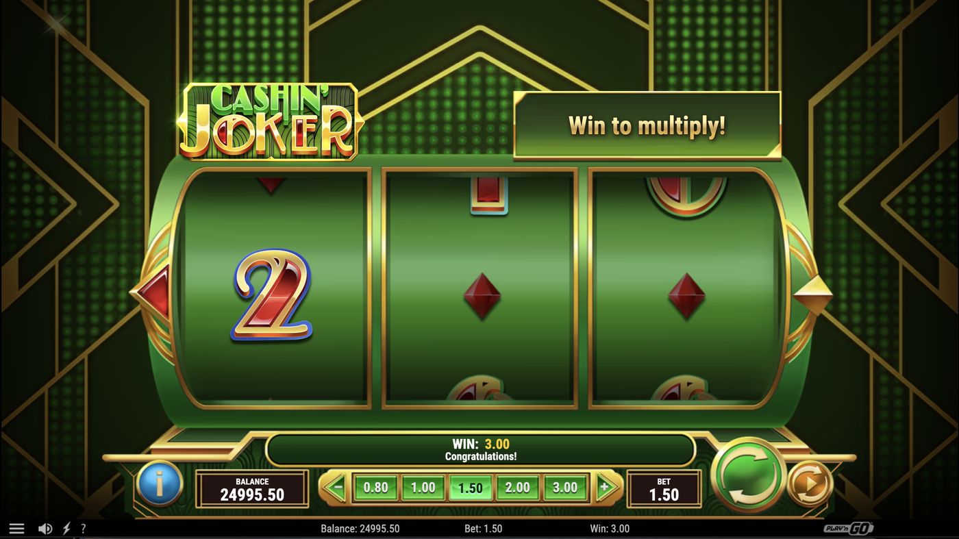 Cashin' Joker: image of winning