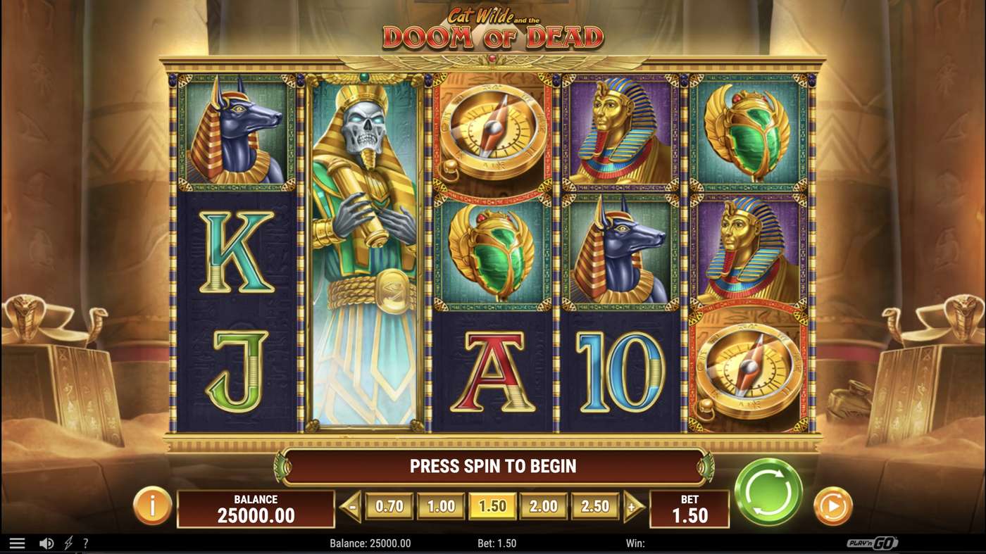 Cat Wilde and the Doom of Dead: image of main menu