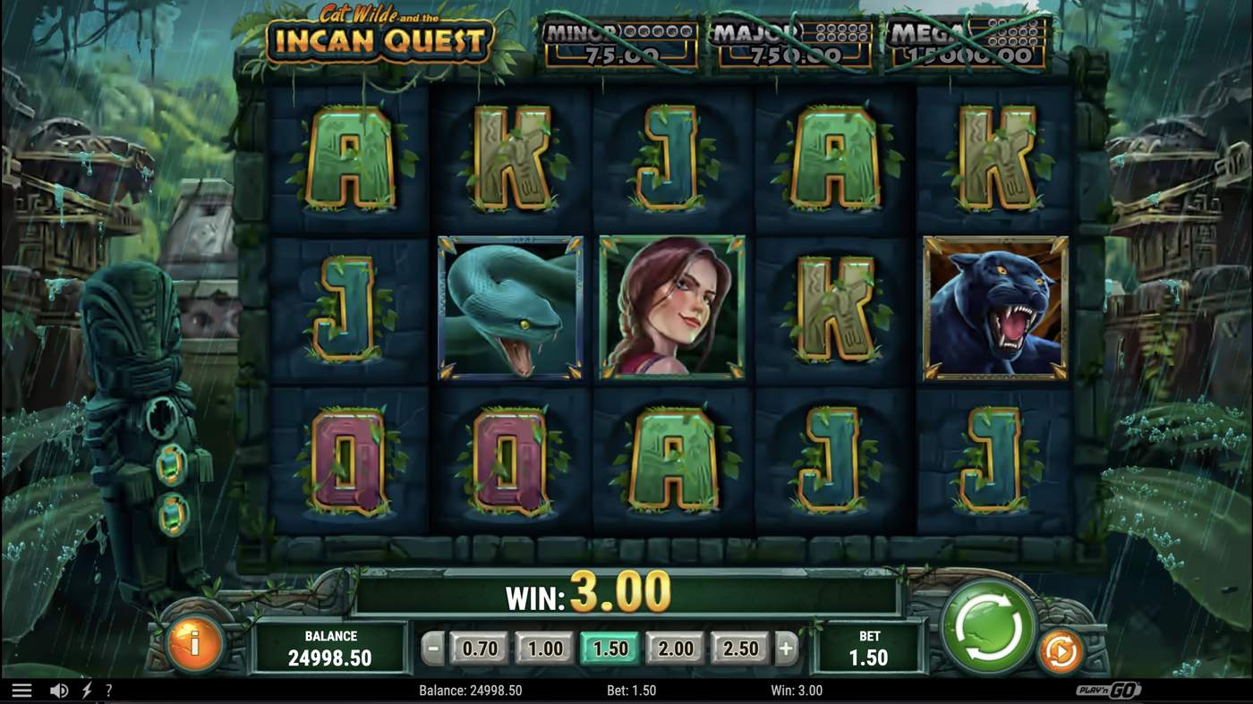 Cat Wilde and the Incan Quest: image of winning