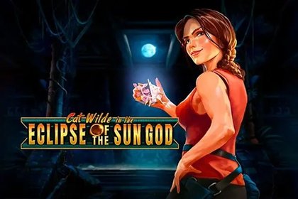 Cat Wilde in the Eclipse of the Sun God Online Slot Logo