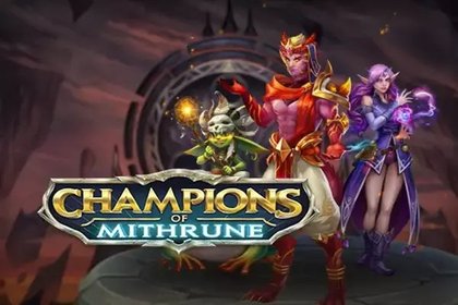Champions of Mithrune Online Slot Logo
