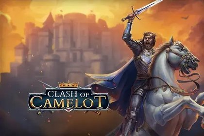 Clash of Camelot Online Slot Logo