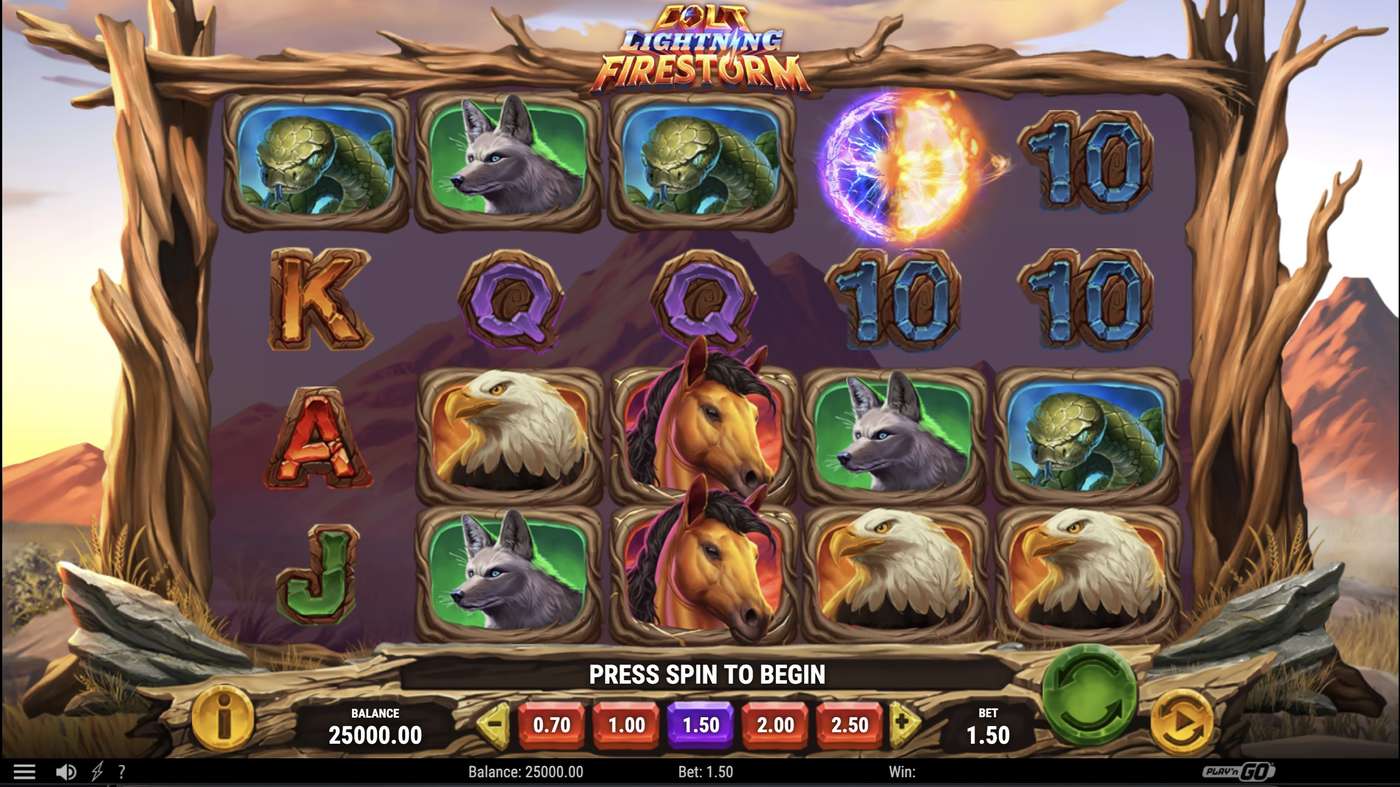 Colt Lightning Firestorm: image of main menu