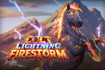 Colt Lightning Firestorm Online Slot Logo