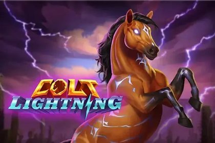 Colt Lightning Online Slot Logo