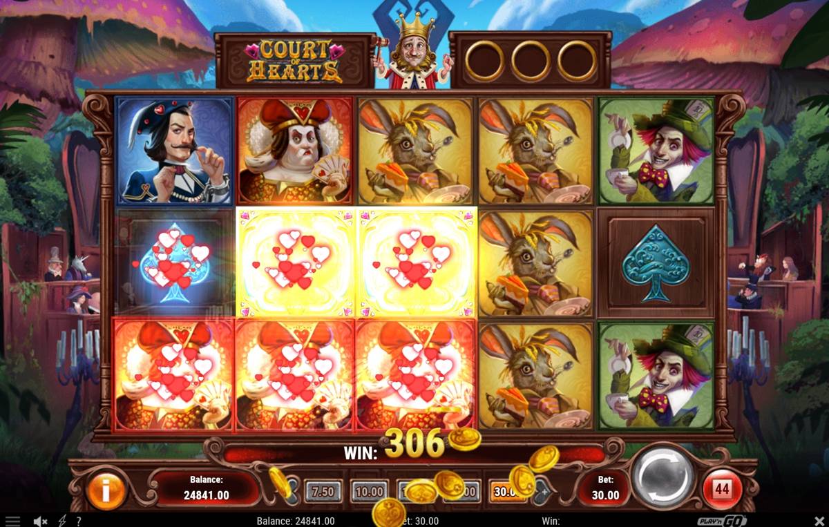 Court of Hearts: image of winning