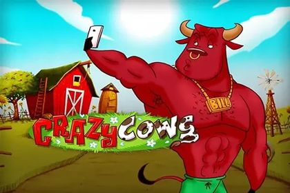 Crazy Cows Online Slot Logo