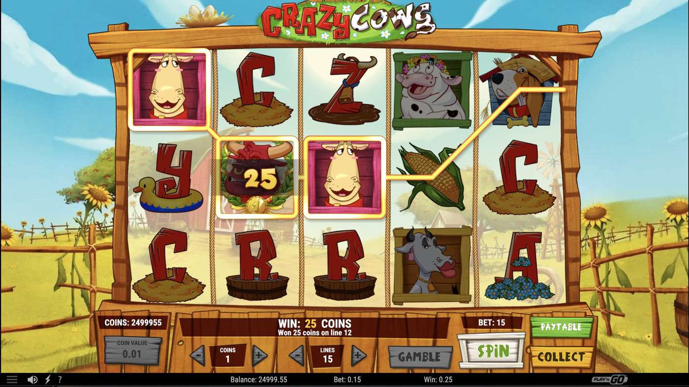 Crazy Cows: image of winning