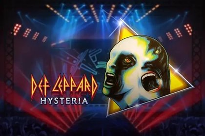 Def Leppard: Hysteria Online Slot Logo