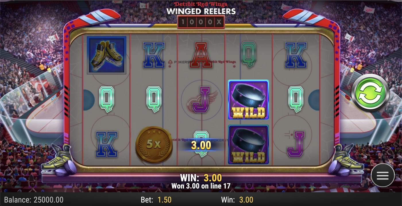 Detroit Red Wings Winged Reelers: image of winning
