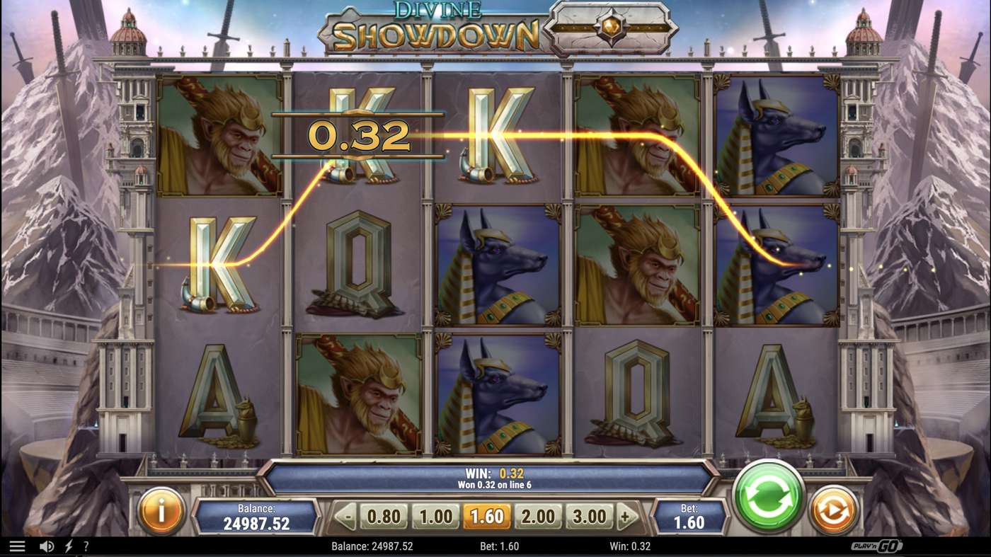 Divine Showdown: image of winning