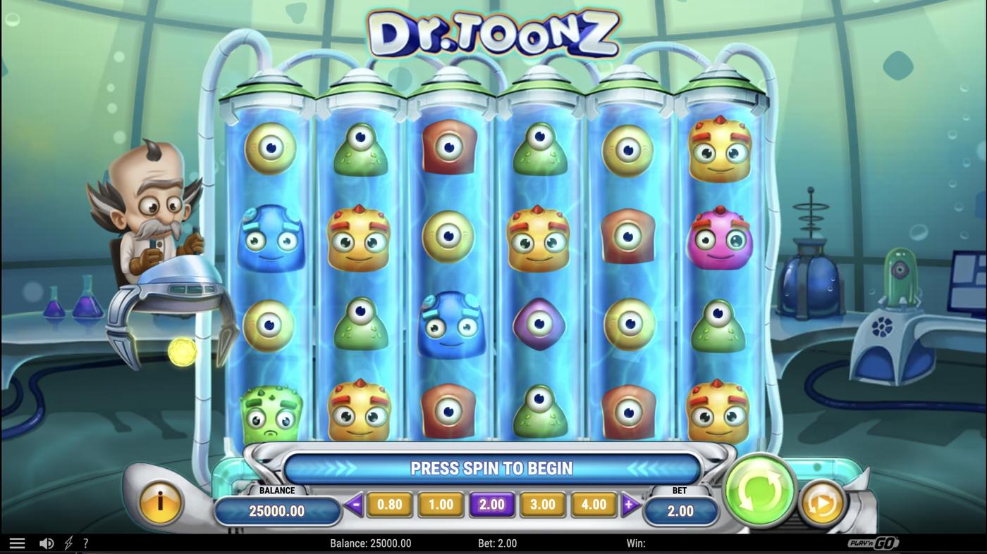 Dr. Toonz: image of main menu