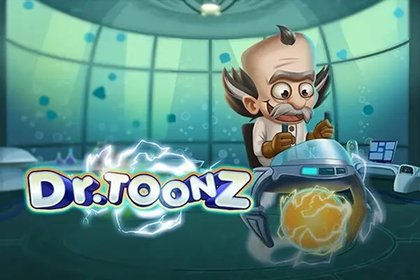 Dr. Toonz Online Slot Logo