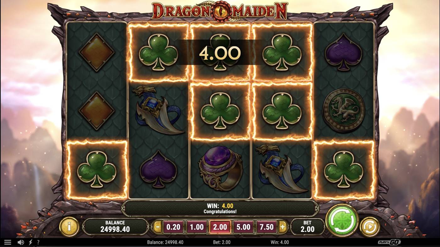 Dragon Maiden: image of winning