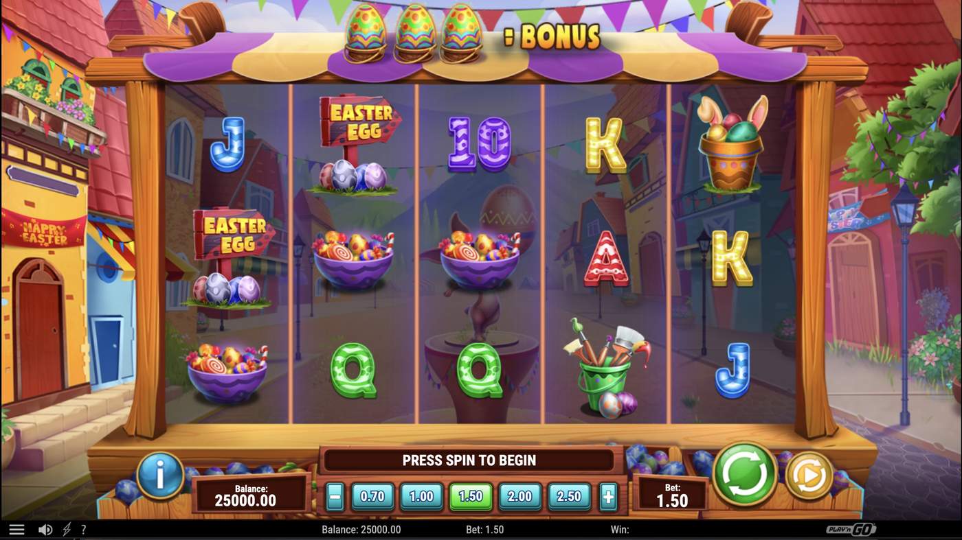 Easter Eggspedition: image of main menu