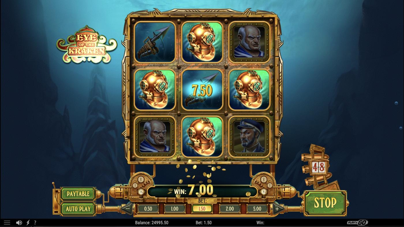 Eye of the Kraken: image of winning