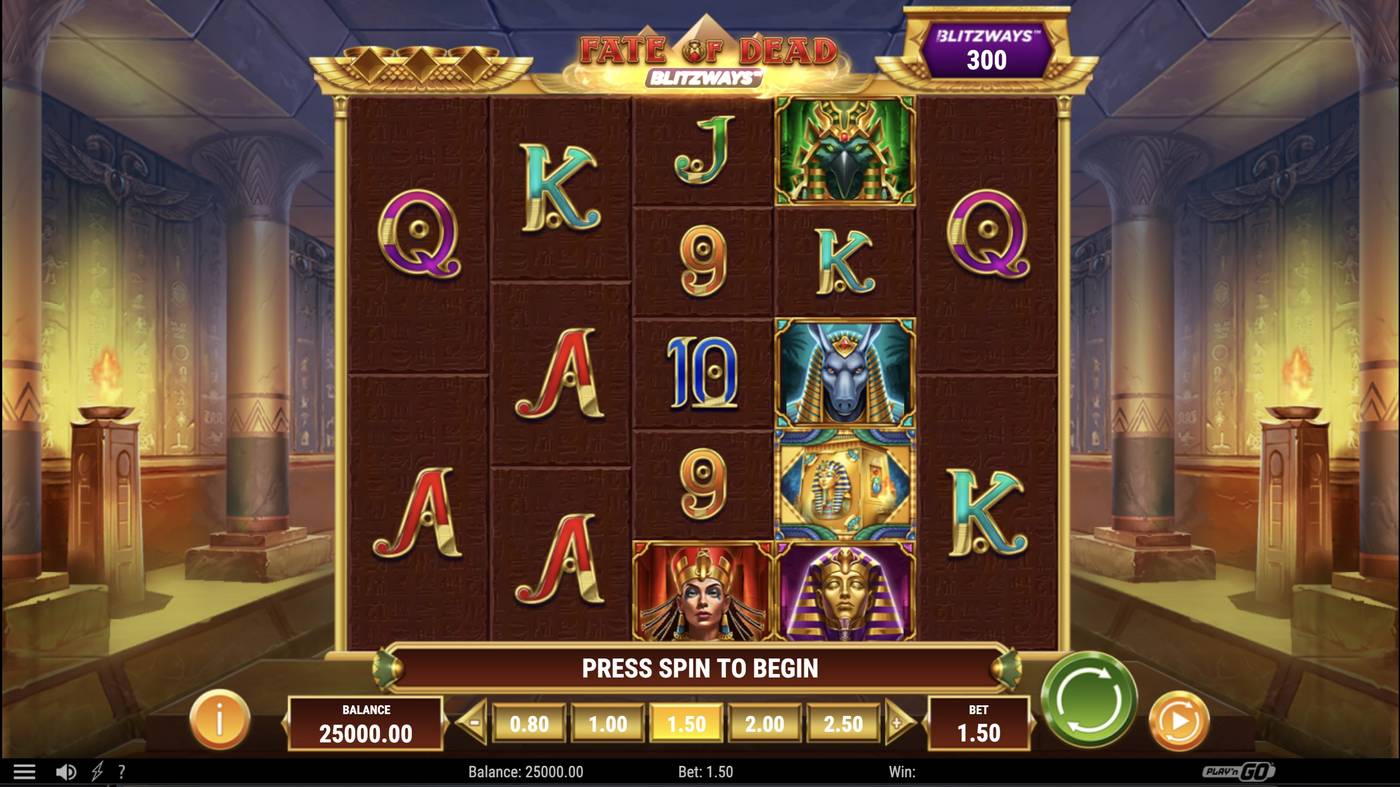 Fate of Dead Blitzways: image of main menu