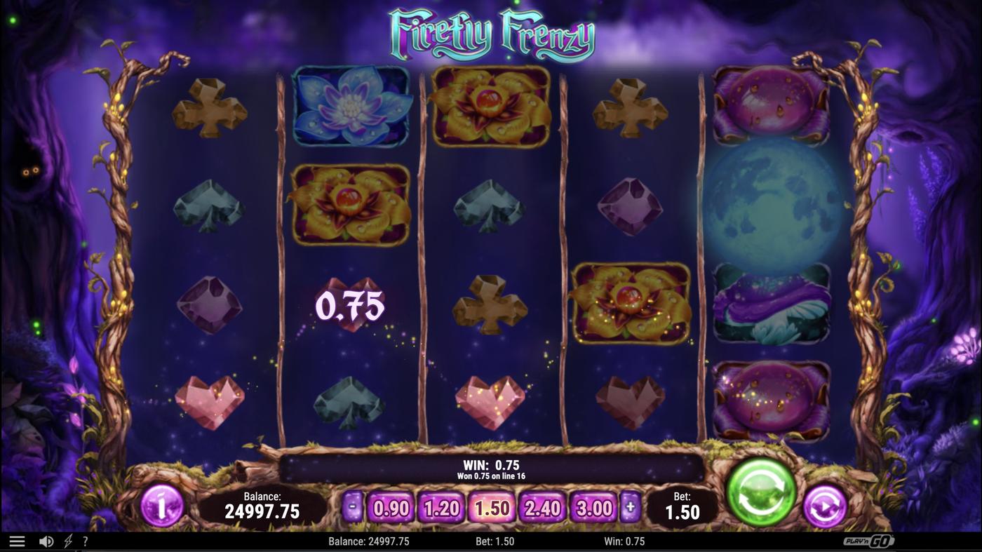 Firefly Frenzy: image of winning