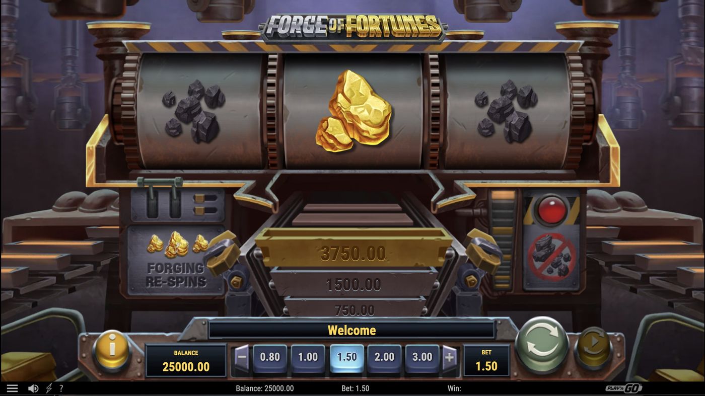 Forge of Fortunes: image of main menu