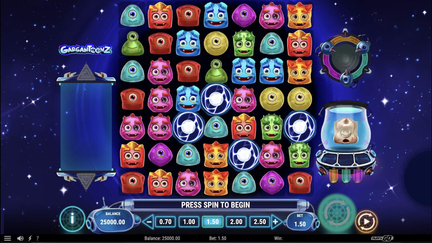 Gargantoonz: image of main menu